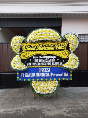 Papan Bunga Duka di Kusan Hulu